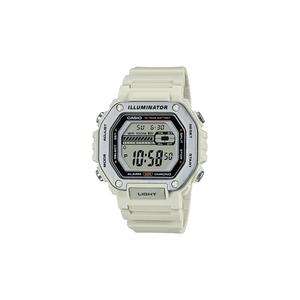 Мужские цифровые часы MWD-110H-8AV бежевый ремешок из смолы