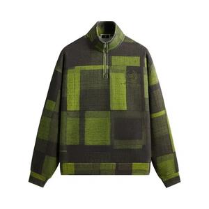 Худи с половиной молнии Kith x New Balance Woodblock Nelson Quarter Zip 'Каллисте'