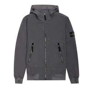 Верхняя одежда Stone Island Soft Shell Легкая куртка 'Синий/Серый'
