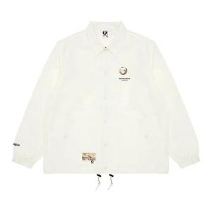 Куртки-тренчи AAPE Moonface Patch Coach Jacket 'Ivory'