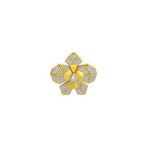 TOMEI кольцо коллекции Diamond Cut, желтое золото 916/22K
