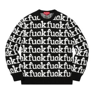 Свитер Supreme Fuck Sweater 'Черный'