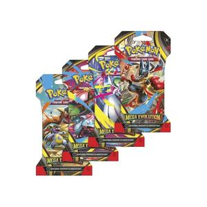 Коллекционные карточки Pokémon Mega Evolution Sleeved Booster (1 упаковка)