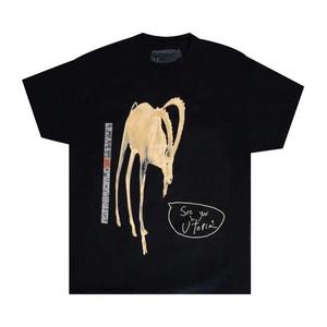 Футболки с коротким рукавом Cactus Jack by Travis Scott Goat Tee 'Washed Black'