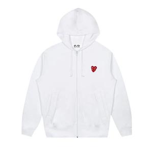 Zip-худи Comme des Garçons PLAY «Белый»