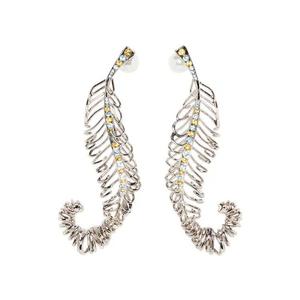 Украшения Marni Metal Earrings 'Rain'