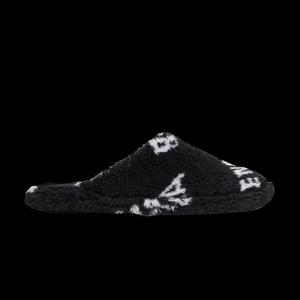 Сандалии Balenciaga Furry Sandal 'Allover Logo - Черный'