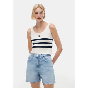 Топ с полосками и значком - Tommy Jeans