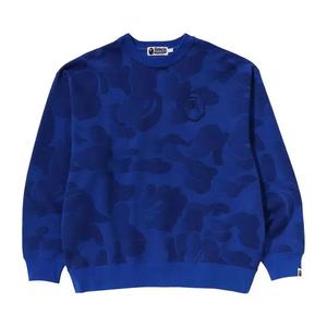 Свитшоты BAPE Ink Camo Ape Head Badge Crewneck 'Blue'