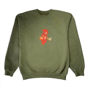 Верхи Cactus Jack by Travis Scott Astroworld Tour Skipping Bear Crewneck 'Зеленый'
