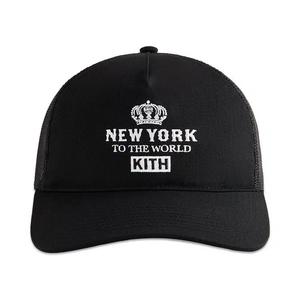 Кепки Kith New York To The World Relaxed Twill Nolan Trucker Hat 'Черный'