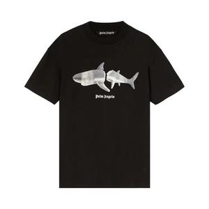 Футболки Palm Angels Shark Classic Tee 'Black/White'