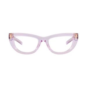 Очки Оправы оптические Gucci с оправой «кошачий глаз» из переработанного ацетата «Фиолетовый/Прозрачный»