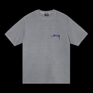 Футболки Stussy Arachnid Pigment Dyed Tee 'Grey'