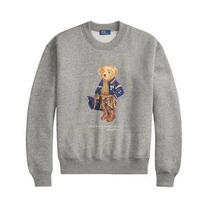 Свитшоты Polo Ralph Lauren Arctic Fleece-Knt-Long Sleeve-Crew Neck-Sweatshirt 'Темный винтажный хизер'