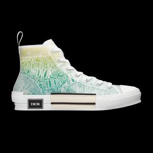 Кроссовки Shawn Stussy x Dior B23 High 'Dior and Shawn Print - Yellow Green'