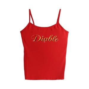 Майки Willy Chavarria Diablo Cholita Tank Tops 'Red'