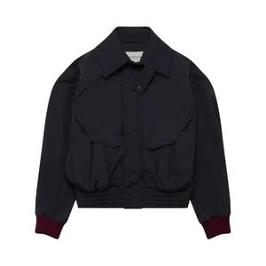 Анораки Dries Van Noten Washed Water Repellent Jacket 'Темно-синий'