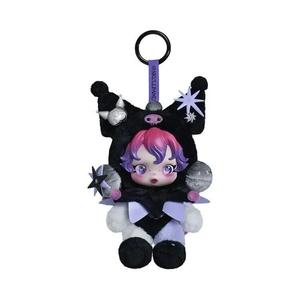 Плюшевые игрушки Pop Mart SKULLPANDA x Kuromi Plush 'Black/Purple'