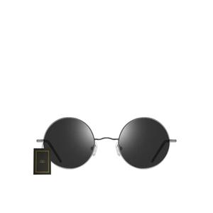 Металлические круглые солнцезащитные очки WD801