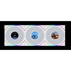 LIAN LI UNI FAN TL LCD FLEX 120 мм 3 в 1 набор вентиляторов - Белый