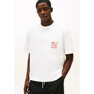 Футболка с карманом 90s Graffiti Pocket Tee - Tommy Jeans