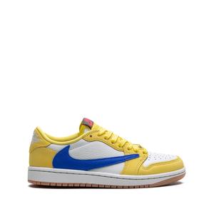 Кроссовки Air Jordan 1 Retro Low Canary из коллаборации с Travis Scott