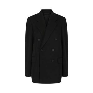 Блейзер Balenciaga Double-Breasted Wool 'Черный'