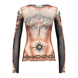 Топ The Safe Sex Tattoo с длинными рукавами