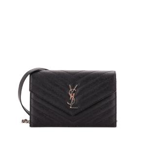 Стеганая сумка через плечо Classic Monogram Wallet on Chain