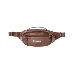 Поясная сумка Supreme Leather Waist Bag 'Коричневый'
