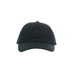 Кепки Stone Island 6 Panel Embroidery Compass Logo Cap «Черный»