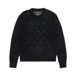 Свитеры Stussy Loose Knit Cross Cable Sweater 'Black'