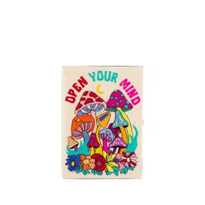 Клатч Open your Mind в форме книги с вышивкой
