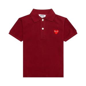 Поло Comme des Garçons PLAY Поло-рубашка 'Burgundy'