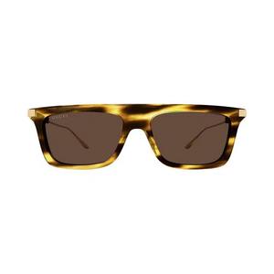 Солнцезащитные очки Gucci Square 'Havana/Золотой/Коричневый'