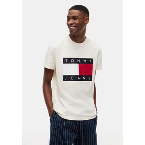 Футболка с нашивкой-флагом и круглым вырезом - Tommy Jeans