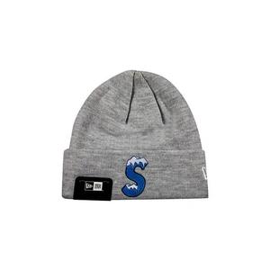 Шапки-бини Supreme x New Era S Logo Beanie 'Heather Grey'