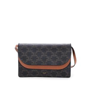 Сумка через плечо Wallet on Strap с узором Triomphe
