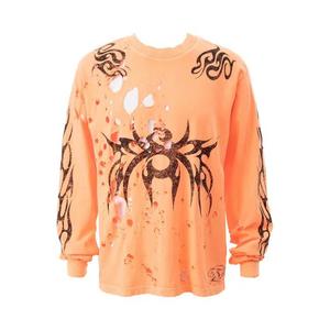 Футболки с длинным рукавом Hellstar Tribal Long-Sleeve 'Orange'