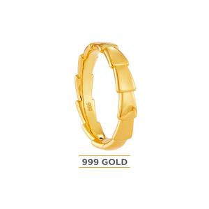 HABIB 999/24K Желтое золотое кольцо 9GR01120625