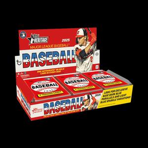 Спортивные карточки 2025 Topps Heritage Baseball Hobby Box