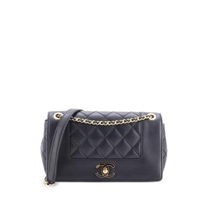 Маленькая сумка через плечо Mademoiselle Flap Bag Quilted Sheepskin