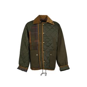 Стеганая куртка в технике пэчворк из коллаборации с Barbour