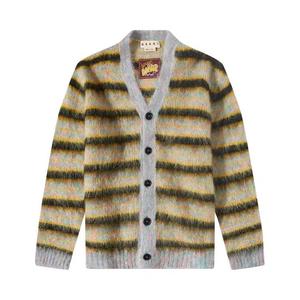 Кардиганы Marni V-Neck Mohair Stripe Cardigan 'Многоцветный'