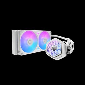 Cooler Master MasterLiquid Atmos II VRM Fan 240mm RGB водяное охлаждение — White белый