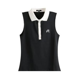 Поло Malbon Claudia Sleeveless Polo 'Black'