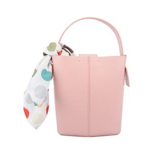 Terranova Felucca Mini Top Handle Bucket Bag в персиково-розовом цвете Sunset