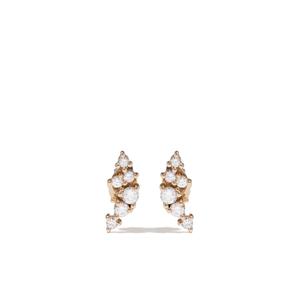 Серьги-гвоздики Sea of Beauty из желтого золота с бриллиантами