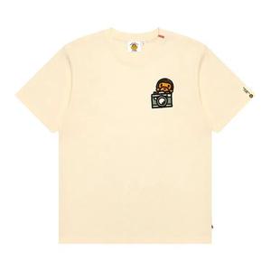 Футболки с коротким рукавом Baby Milo Store Milo Graphic Tee 'Ivory'